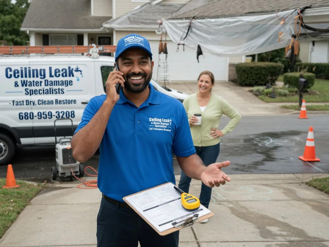 Ceiling Leak Cleanup Helena, OK FAQs